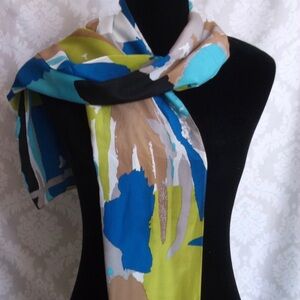 Vintage Anne Klein Floral Scarf
